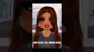 DOE EYESVSSIREN EYESfor funused ibixpaintxroblox dti robloxedit capcut [upl. by Vonni]