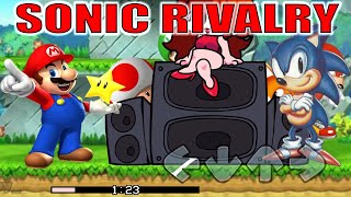 FNF Sonic vs Mario  Occasional Rivalry Full Combo Brotherly Rivalry but its Sonic [upl. by Ludovico515]