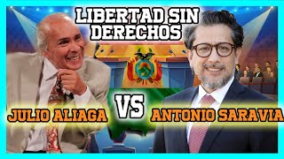 DEBATE LIBERAL EN BOLIVIA ANTONIO SARAVIA VS JULIO ALIAGA RÉPLICA [upl. by Klayman]