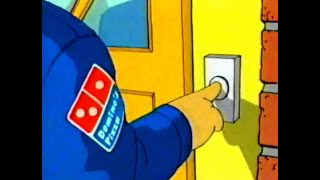 The Simpsons Dominos Pizza Stings  1996 [upl. by Ahtivak183]