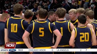 DIV III Boys Hoops OttawaGlandorfs State Semifinal Comeback Falls Short Versus Harvest Prep [upl. by Hephzipa]