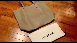 Cuyana  Classic Zipper Tote  Bag Review [upl. by Llerrat]