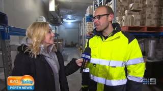 Perths Coldest Jobs Spudshed  Today Perth News [upl. by Boykins]