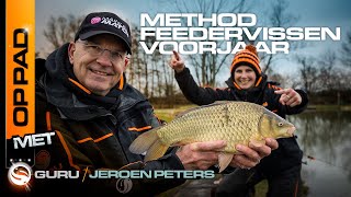 Method Feedervissen in het voorjaar OP PAD MET Tackle Guru Benelux [upl. by Lyrehc601]