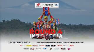 LIVE Idemitsu FIM Asia Road Racing Championship Round 4 Indonesia  Day 3 22 [upl. by Ecinaej]