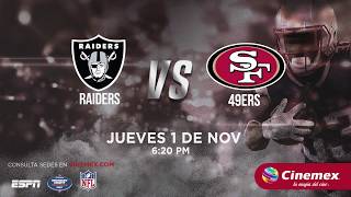 Estadio Cinemex Raiders vs 49ers [upl. by Aggy354]