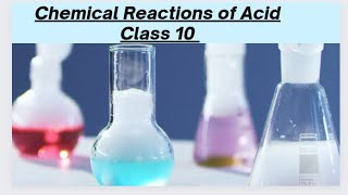 chemical reactions of acids class 10 [upl. by Askwith382]