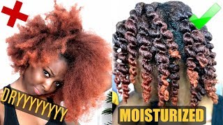 Keeping my hair MOISTURIZED LCO Method  Low Porosity TYPE 4 Hair [upl. by Pimbley]