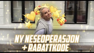 Ny neseoperasjon  rabattkode hos NAKD [upl. by Ahsiadal]