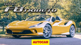 Ferrari F8 Spider Review  new Ferrari Tributo convertible driven  Autocar [upl. by Ennirok]