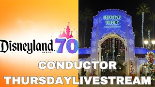 Conductor Thursday Livestream Disneyland Resort 70th Anniversary News  Universal Hollywood Updates [upl. by Llennyl]