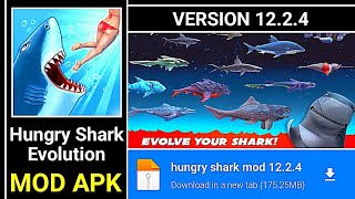 Hungry Shark Evolution MOD APK Unlimited CoinsGems Version 1224 [upl. by Kathleen]