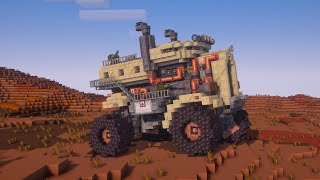 Minecraft truck with suspension [upl. by Aninnaig]