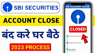 Sbicap securities account closure online  sbi demat closure online  sbi securities  sbicap close [upl. by Lalita144]