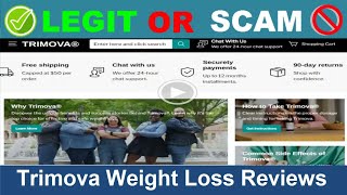 Trimova Weight Loss Reviews  Jun 2024 Beware of Scam Watch Now [upl. by Heidi800]