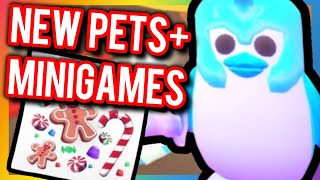 🎄NEW Christmas Pets  Minigames Release🌟Roblox Adopt Me 2024 [upl. by Jameson]