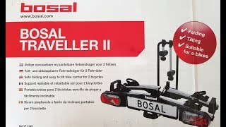 E Bike Fahrradträger für die Anhängerkupplung im Test Bosal Traveller II Fahrradtraeger klappbar [upl. by Dlnaod]