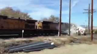 Man captures video of train crash [upl. by Bunker]