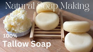 TALLOW SOAP COLD PROCESS SOAP MAKING [upl. by Apgar]