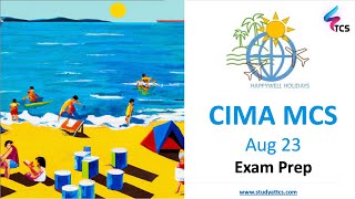 CIMA MCS Aug 2023 Happywell  Webinar 03 Exam Prep [upl. by Nicole]