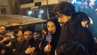 Farhan Ali Waris With Daughters  Reciting Noha  Martin Road Karachi  8 Rabi ul Awwal 1444  2022 [upl. by Brelje2]