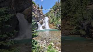 Cameron Falls Alberta Canada waterfall nature canada waterton nationalpark travel alberta [upl. by Yenaffit983]