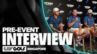 INTERVIEW Smash GC Not Resting On Last Years Results  LIV Golf Singapore [upl. by Stortz]