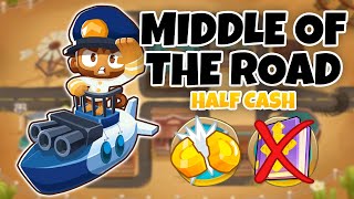 Middle Of The Road HALF CASH Guide  No Monkey Knowledge  BTD6 [upl. by Alicea]