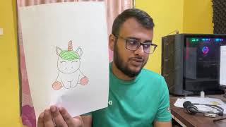 I have a picture of a small unicorn lets color Zindagi Ke Lafz [upl. by Sawyer]