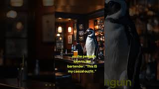 So The Penguin Says funny penguin penguinjoke barjoke [upl. by Sueaddaht]