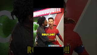 Ishowspeed meets Ronaldo and Messi⚡ ishowspeed stream irl [upl. by Edea434]