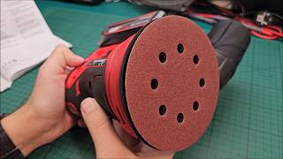 Einhell TERS 18 Li Solo Cordless Rotating Sander  unboxing and test [upl. by Arak]