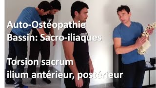 Autoostéopathie Bassin Libérer SacroIliaques  équilibre posture [upl. by Polik]