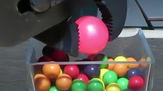 1000 DEGREE METAL BALL VS a cup of EVERLASTING GOBSTOPPERS  Experiment [upl. by Briney]