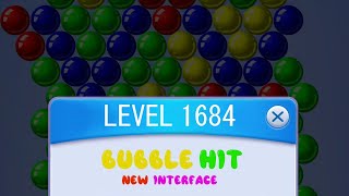 Bubble Hit  Gameplay Level 1684 [upl. by Ellevel]