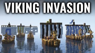 VIKING INVASION in Minecraft  Short Movie [upl. by Liatnahs76]