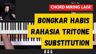 Belajar Chord Miring quotTritone Substitutionquot biar Mainmu Makin Keren [upl. by Reklaw227]