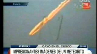 INCREIBLE¡¡¡ METEORITO CAE EN PERU [upl. by Ballard145]