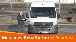 MercedesBenz Sprinter Large Van Review  Tom Roberts 2020 Van Review  Vanaramacom [upl. by Helas]