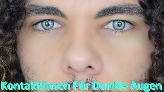 PERFEKTE Farbige Kontaktlinsen Für Dunkel Braune Augen Von IRIS Beauty [upl. by Sparhawk199]