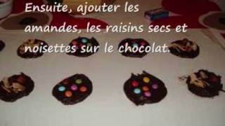 recette des mendiants au chocolat et smarties [upl. by Atilek309]