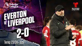 Everton v Liverpool 20  Highlights amp Goles  Premier League  Telemundo Deportes [upl. by Ayiak]