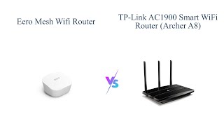 Amazon eero Mesh WiFi Router vs TPLink AC1900 Smart WiFi Router 🌐🔒 [upl. by Eaneg]