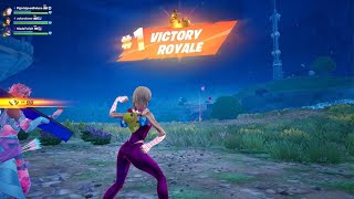 SpiderGwen Demi and Artemis Crowned Trios Victory  Fortnite Ch5 S3 [upl. by Ardnek]