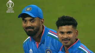 KL Rahul gives a cheeky reaction after he proves Rohit Sharma wrong on DRS  IND vs SL [upl. by Onihc]