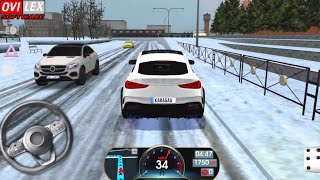 Mercedes Benz GLE Coupe driving through Moscow 🇷🇺  Driving School Sim  Gameplay [upl. by Noevad]