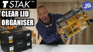 DeWalt Tstak clear lid organiser  full review [upl. by Roberta95]