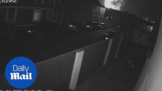 CCTV captures explosion at the UKs largest steel plant [upl. by Aro929]