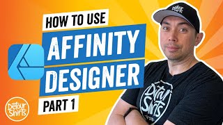 Tutorial Affinity Designer for Beginners  Step by Step Learn how to use Affinity Designer Part 1 [upl. by Mazlack194]