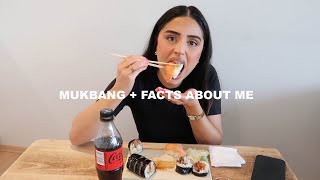 mukbang  facts about me ♡ nosejob changed my name [upl. by Tezzil]